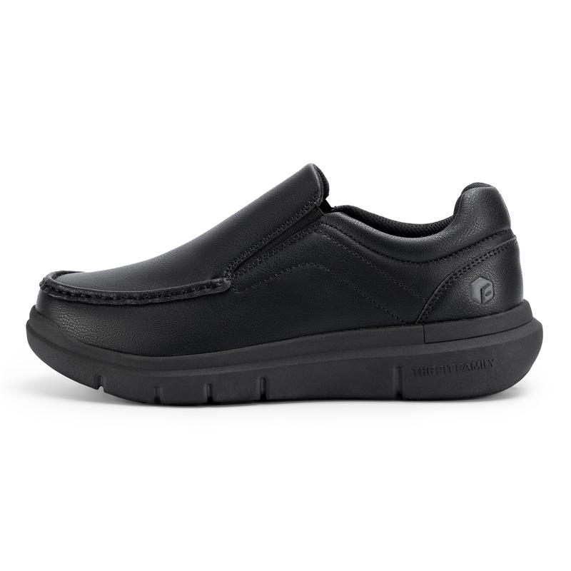 FitVille Men's EasyWalk Slip-On Dress Shoes Boy Footwear