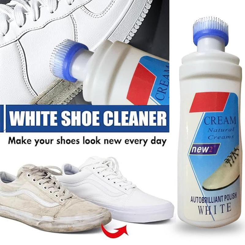 White Shoe Cleaning Kit, Shoe Cleaner, 1 Count Shoe Whitener, Shoe Brush, Suitable for Cleaning Sneakers