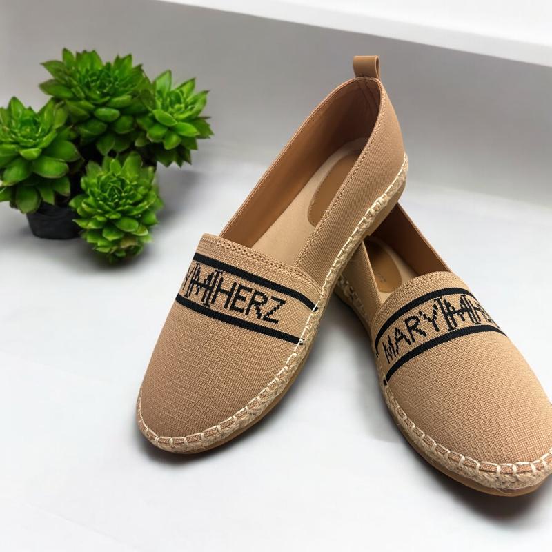 MHS-COTTON LOGO ESPADRILLES WOMEN'S SHOES