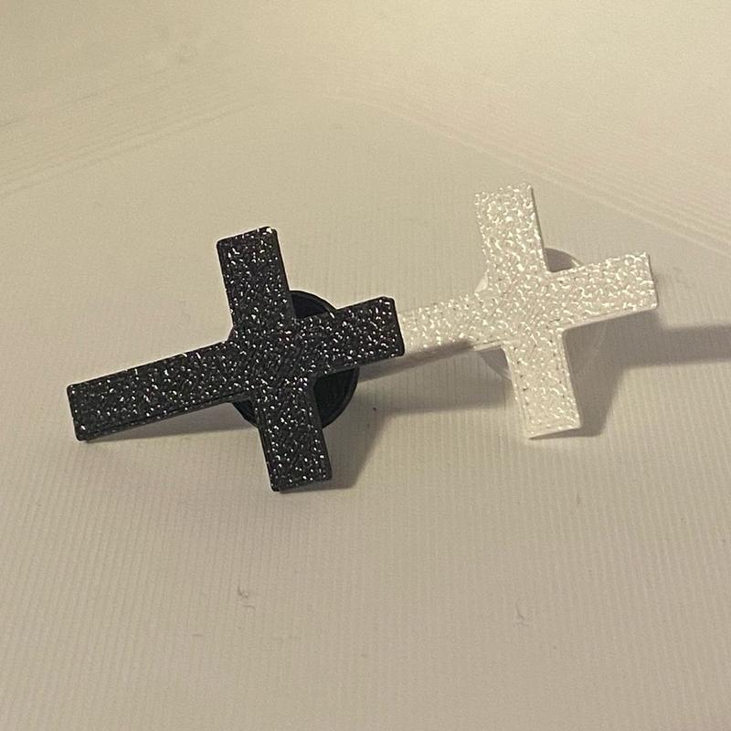 Shoe Accessory: Cross Croc Charm Jibbitz for Shoe Decoration - Footwear Comfort Bridal Bedroom Nurse