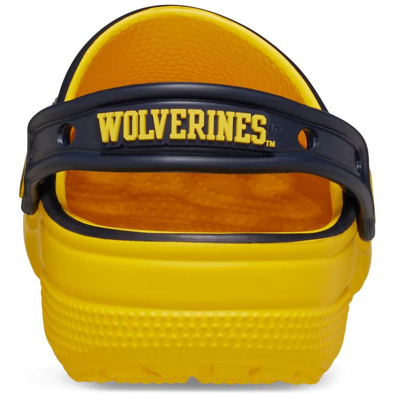 Crocs Unisex Adult Michigan Wolverines Classic Clogs, Collegiate Football Fan Gear