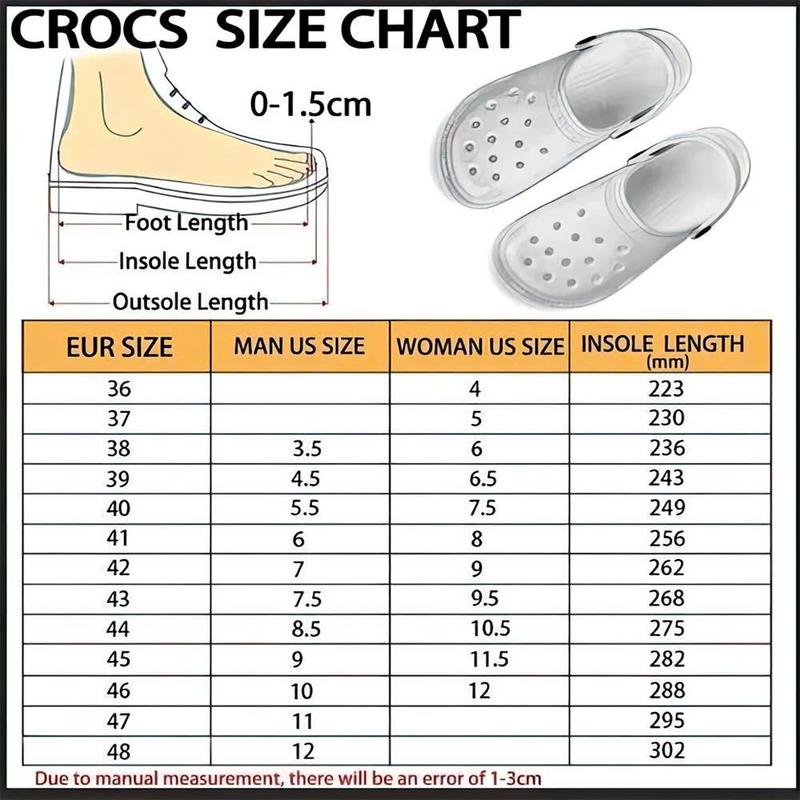 Characters Horror Film Halloween Gift For lover Rubber Crocband Clogs MWSQZ