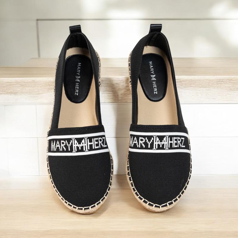 MHS-COTTON LOGO ESPADRILLES WOMEN'S SHOES