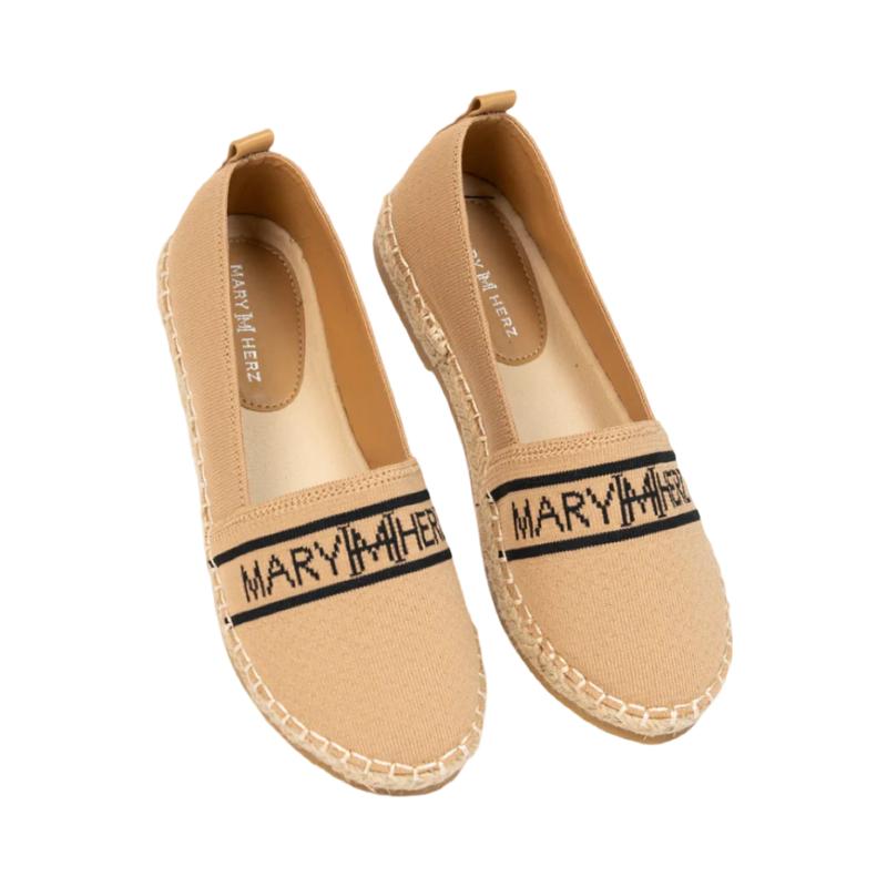 MHS-COTTON LOGO ESPADRILLES WOMEN'S SHOES