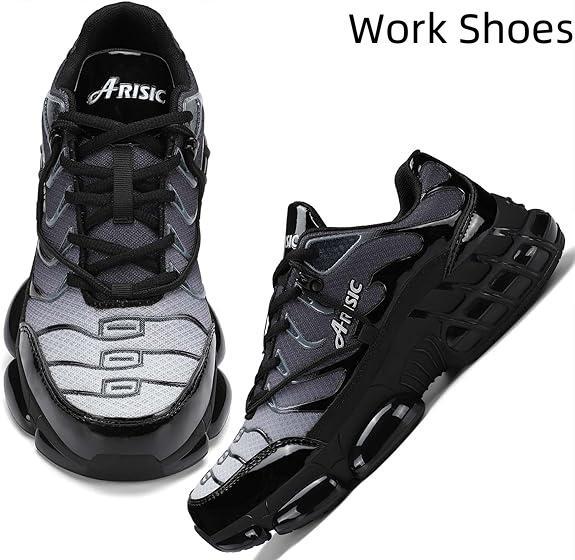 Live -Steel Toe Shoes for Men Women NonSlip Work Shoes Indestructible SteelToe Sneakers Lightweight CompositeToe Safety Shoes men