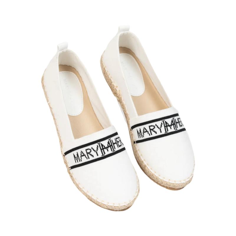 MHS-COTTON LOGO ESPADRILLES WOMEN'S SHOES