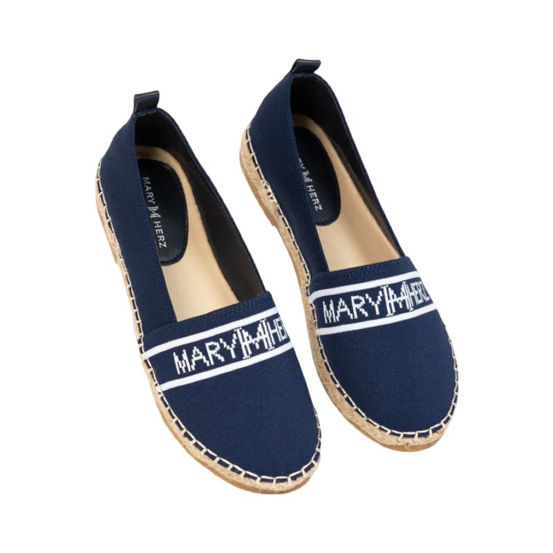 MHS-COTTON LOGO ESPADRILLES WOMEN'S SHOES