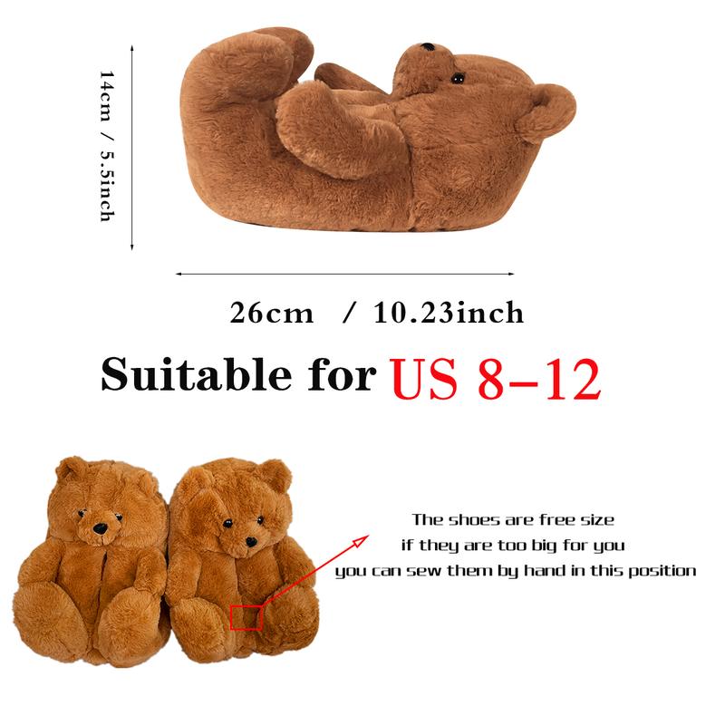 Hot selling women's plush slippersindoor and outdoor plush shoes withwaterproof soles Footwear CirWalking Shoes Slide