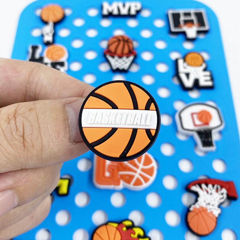 25PCS Basketball Shoe Charms PVC Charms for Shoes Decoration Charms