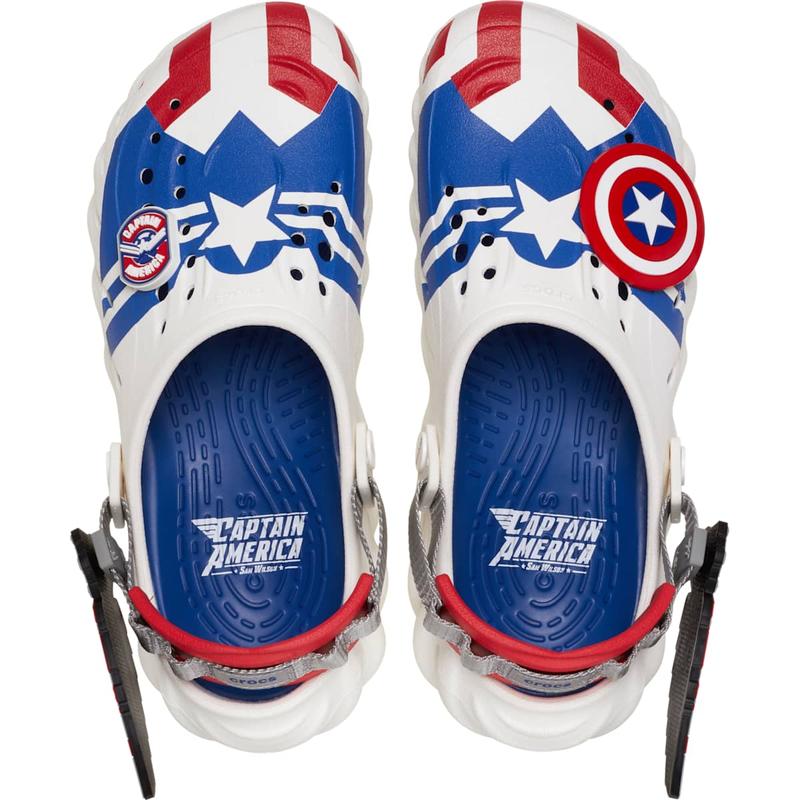 Crocs Unisex Adult Marvel Captain America Echo Clogs with Jibbitz Shoe Charms