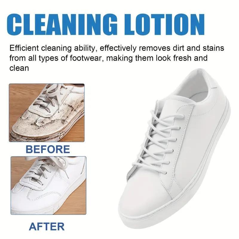 Multipurpose Cleaning Mousse with Brush, Stain Remover Shoe Cleaning Bubble Mousse, Household Cleaning Supplies