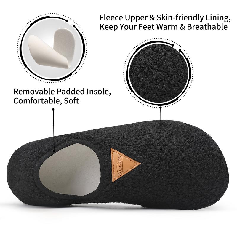 House Slippers for Women Men ,Womens Mens Slippers with Non-slipSole Slip On for indoor & Outdoor,Portable Slippers for Home TravelHotel,Winter Warm Slippers FootwearShoe Slide Comfort