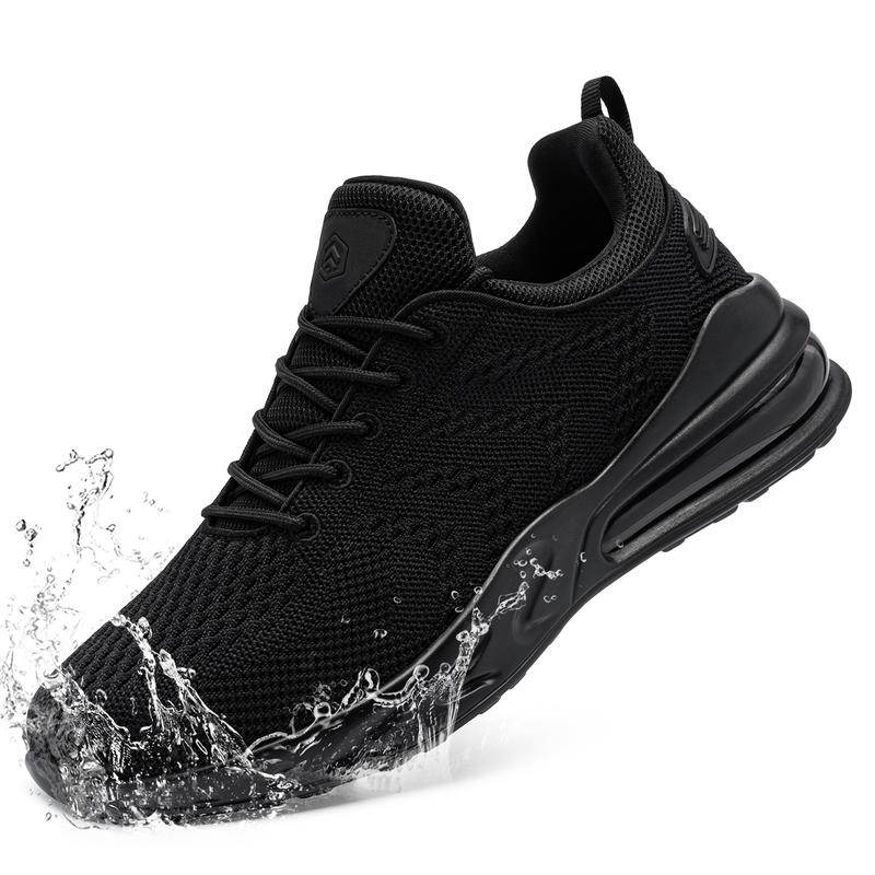 Men's Non Slip Work Shoes Waterproof SRC Oil Resistant Breathable Mesh Comfort Chef Footwear