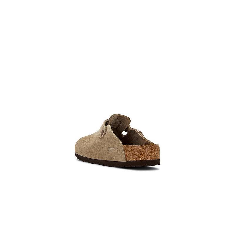 BIRKENSTOCK Boston Soft Footbed in Taupe