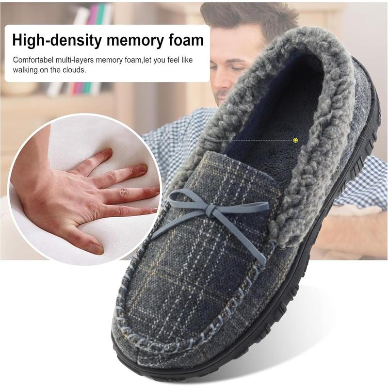 Mens Slippers Indoor Outdoor House Slippers Comfort House Shoes