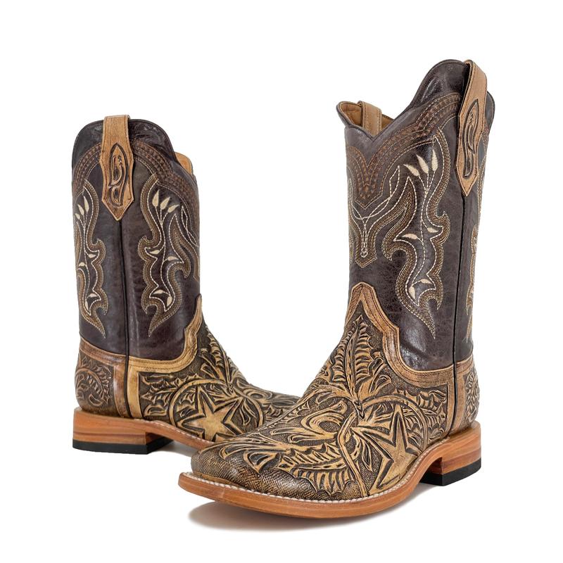 Men Bulldog Hand Tooled - Lone Star Rustic