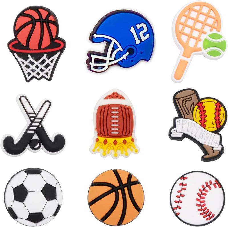 30 50 100 count Pack Shoe Decorations Charms for Boys Teens Kids PVC Clog Accessories Pins Fit for Garden Sandals Wristband Bracelet