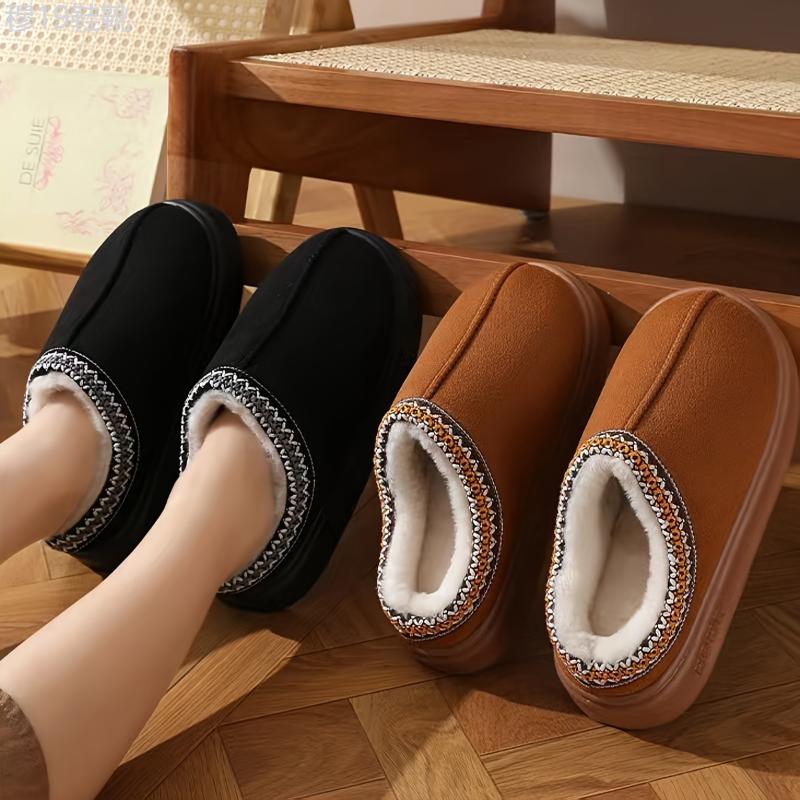 Casual Comfort Solid Color Slippers for Men and Women - Memory Foam Insole, Warm Fabric Lining, Stitched Upper Design, Non-Slip EVA Sole, Easy Slip-on House Shoes for All Seasons Footwear Boy Walking Shoes Flipflop Walking Shoes Flipflop Slide Tsinelas