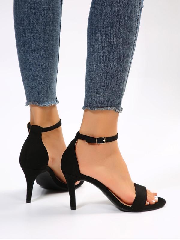 Women's Peep Toe Stiletto Sandals, Trendy High Heel Buckle Open Toe Sandals, Chic Gorgeous Shoes for Daily & Party Outfits