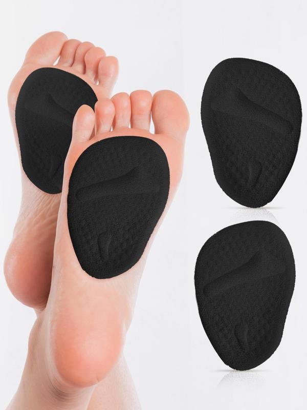 Women's 1 Pair Oval Shaped Thick Foot Protector, Anti-Slip Sole Insoles for High Heels Shoes