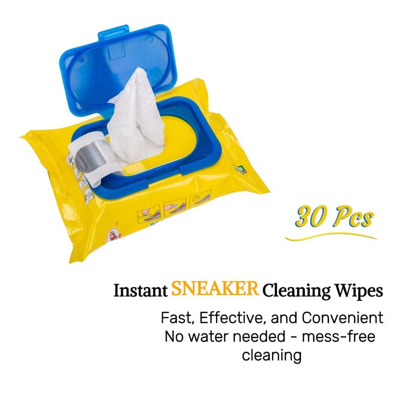 Sneaker Wipes- for Cleaning & Whitening Shoes Sneaker Cleaner Disposable Cleaning Wipes  Comfort Footwear