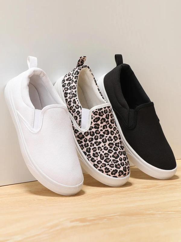 Summer 2024 Solid Color Canvas Skate Shoes, Minimalist Low Top Slip-ons, Walking Shoes, Girl Footwear, Shoes for Women, Fall Shoes