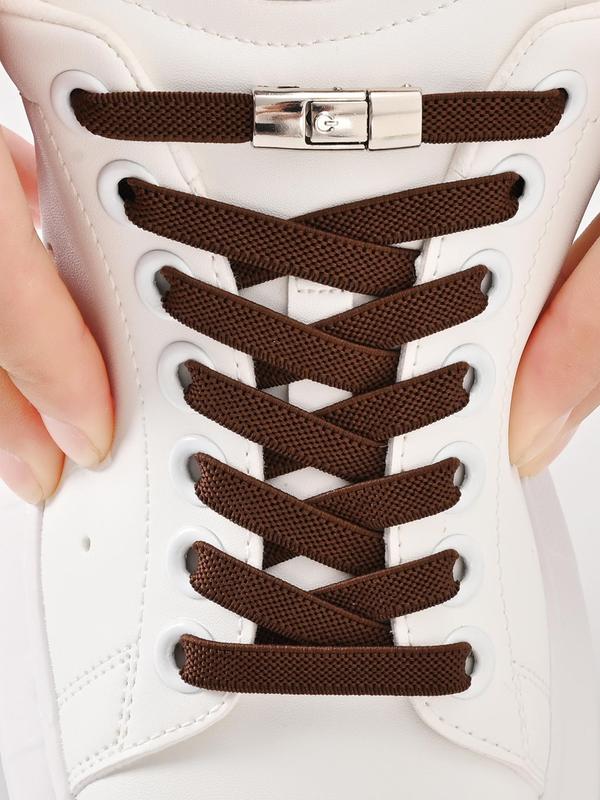 Simple Ombre Color Lace-up Shoes Shoelaces, Casual Elastic Shoelaces for Men & Women, Shoes Accessories for Daily Use