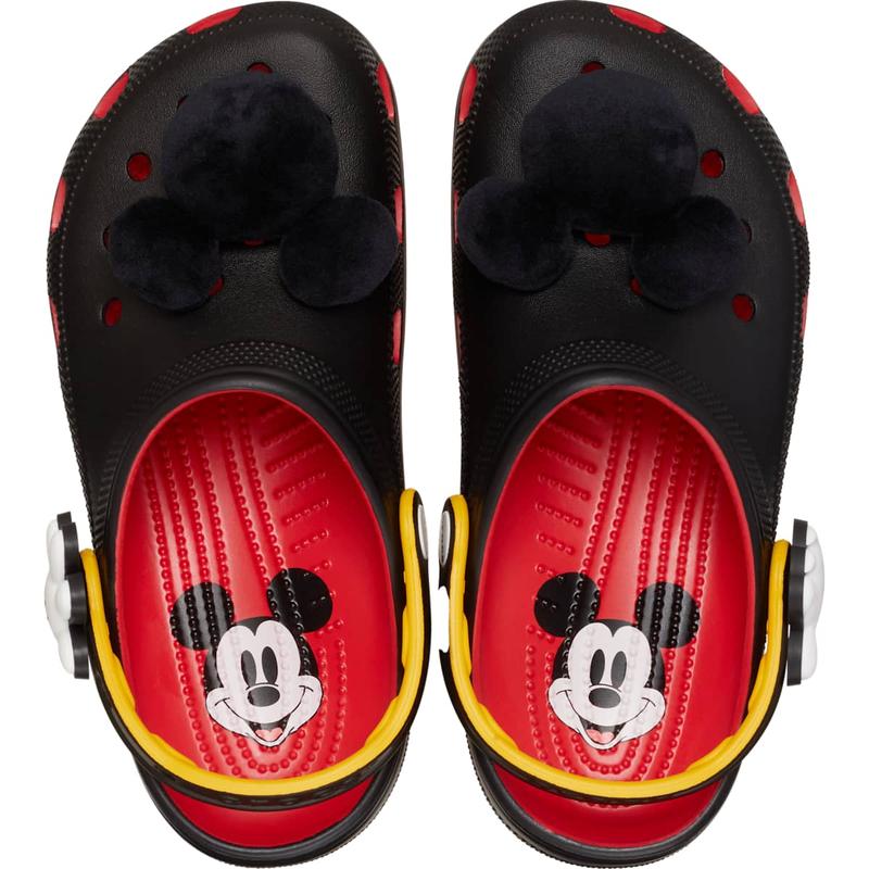 Crocs Unisex Adult Disney Mickey Mouse Clogs with Plush Mickey Mouse Head