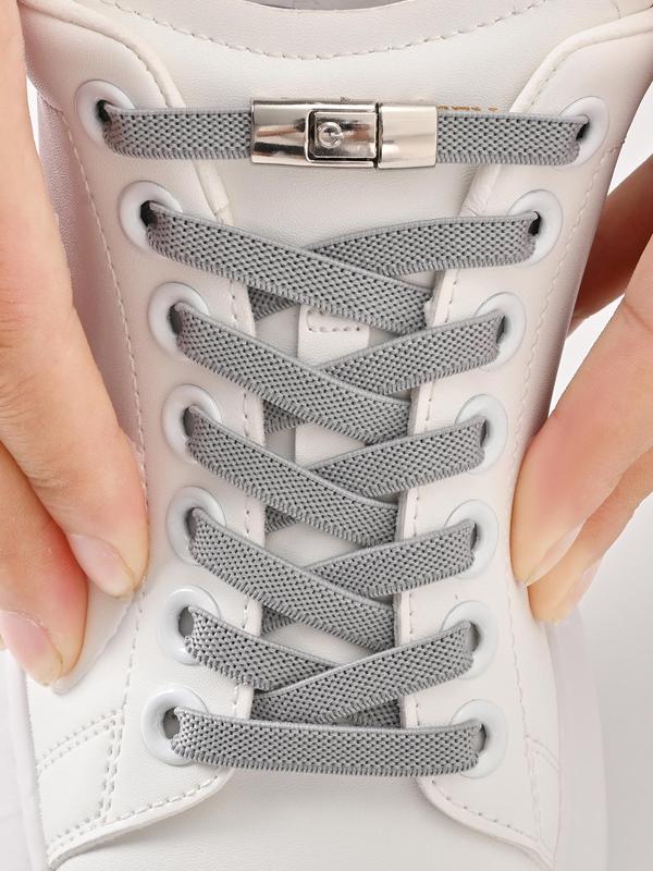 Simple Ombre Color Lace-up Shoes Shoelaces, Casual Elastic Shoelaces for Men & Women, Shoes Accessories for Daily Use