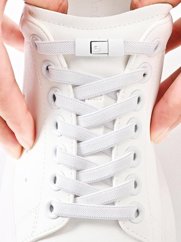 Simple Ombre Color Lace-up Shoes Shoelaces, Casual Elastic Shoelaces for Men & Women, Shoes Accessories for Daily Use