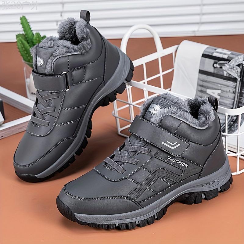 2023 Winter Boots Men Shoes Snow Boot Man Plush Keep Warm Sneakers Man Outdoor Ankle Snow Boots Casual Shoes