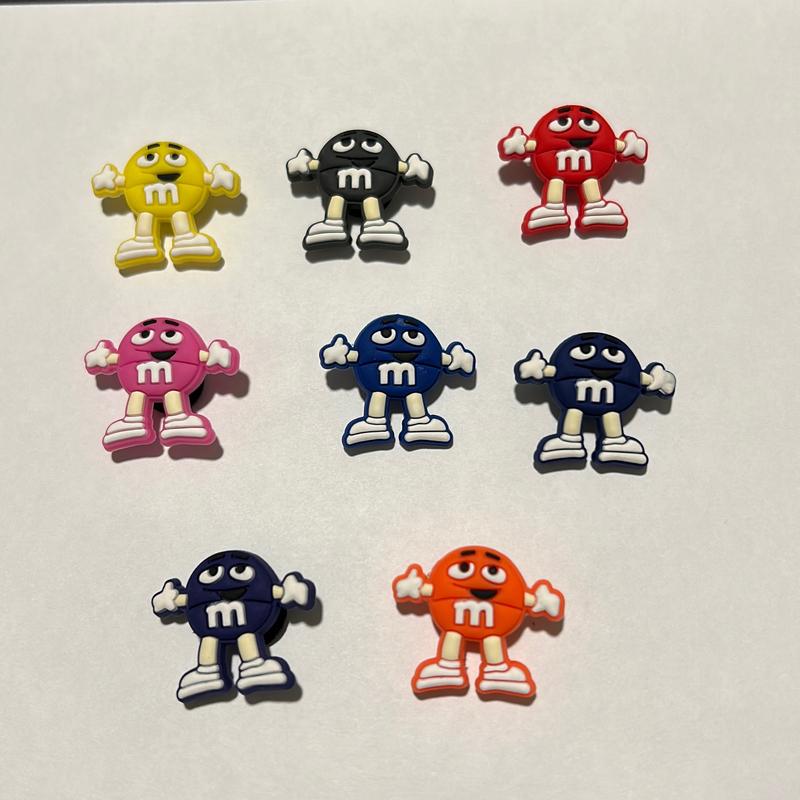 Colorful M&M shoe croc charms Decorations