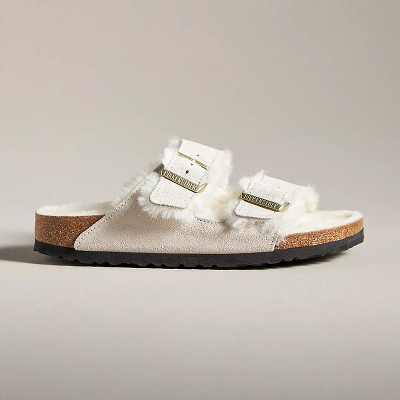 Birkenstock Arizona Shearling-Lined Sandals