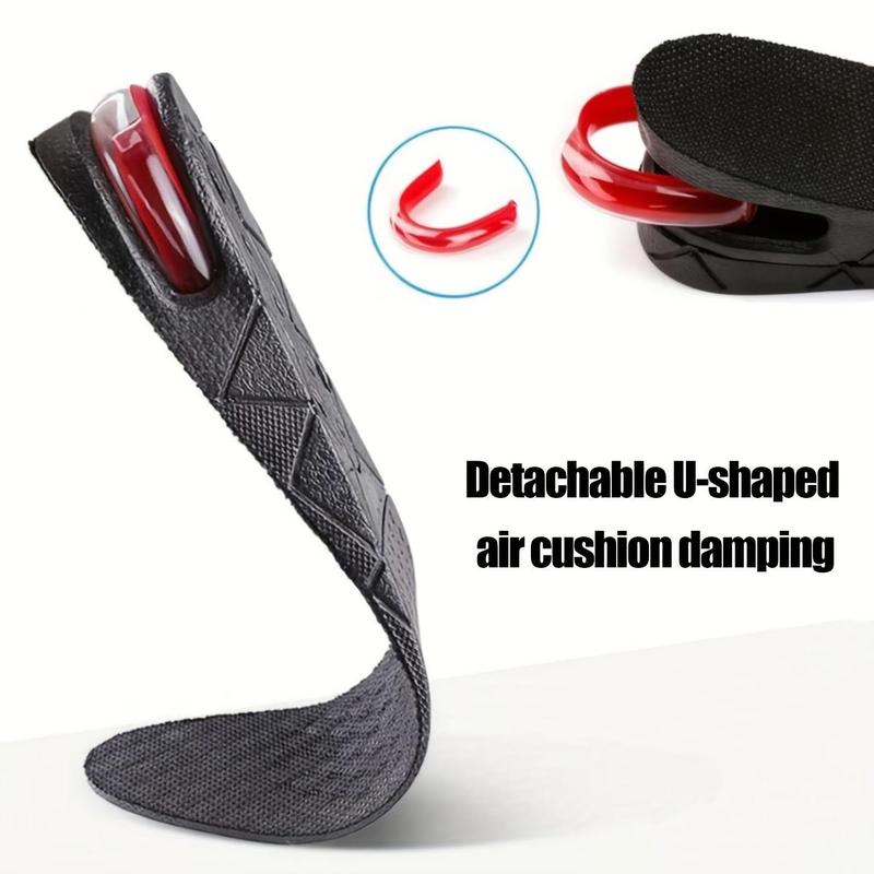 Breathable Heightening Insoles, 1 Pair Comfortable Air Cushioned Insoles, Invisible Heightening Insoles for Men & Women