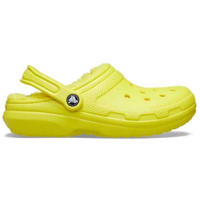 Crocs Unisex-Adult Baya Lined Fuzz Strap Clogs