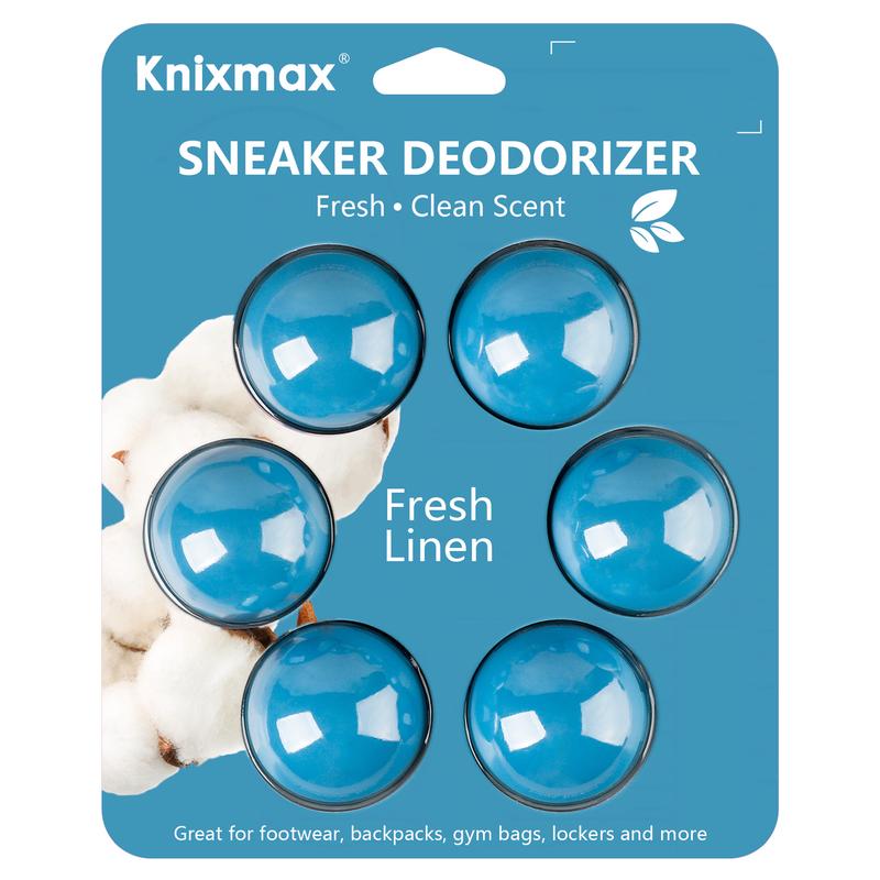 Knixmax Sneaker Deodorizer Balls, Shoe Odor Eaters Deodorant Ball for Gym Bag Locker Closet Car, Long Lasting Odor Eliminator Air Fresheners With Essential Oil