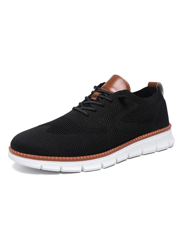 Men's Business Low Top Minimalist Sneakers for Summer, Casual Breathable Comfort Formal Shoes, Fashionable Lightweight Casual Shoes for Daily Footwear, Walking Shoes for Boy Fall