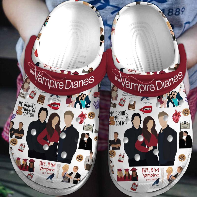 The Vampire Diaries TV Series Clogs Shoes Comfortable For Men Women