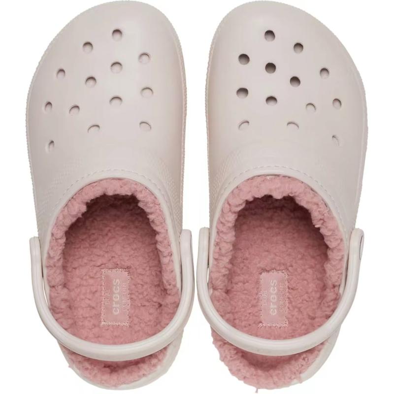 Crocs Unisex-Adult Baya Lined Fuzz Strap Clogs