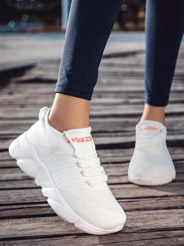 Women's Lace Up Low Top Slip on Sneakers, Casual Comfortable Sports Shoes for Daily Wear, Female All-match Round Toe Shoes for Daily Wear,  Gym Shoes