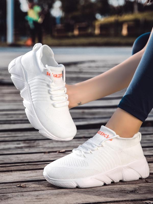 Women's Lace Up Low Top Slip on Sneakers, Casual Comfortable Sports Shoes for Daily Wear, Female All-match Round Toe Shoes for Daily Wear,  Gym Shoes