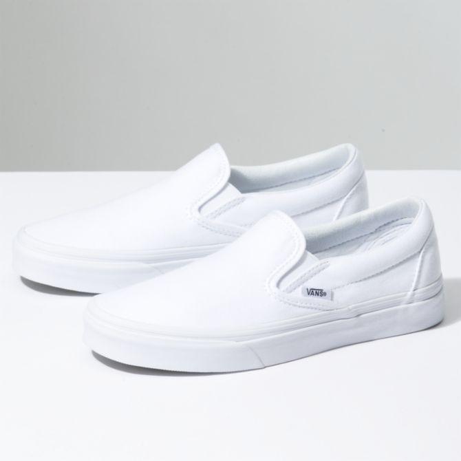 Vans Classic Slip On in True White