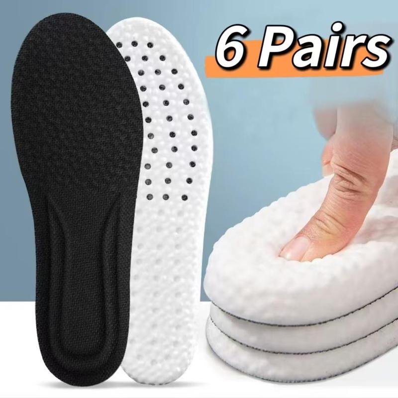 Sports Insoles, Shock Absorption Breathable Sweat Absorption Soft Bottom Comfortable Insoles for Men & Women, Sports Shoe Accessories