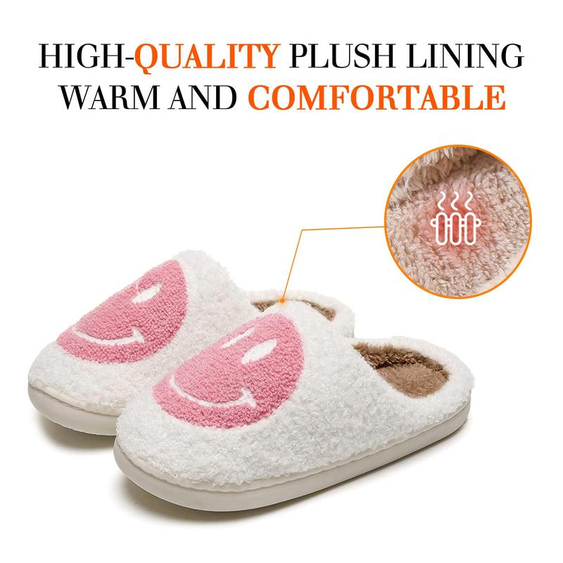 Women’s Soft Curly Full Slippers Memory Foam Lightweight House Shoes Cozy Shoes with Polar Fleece Lining