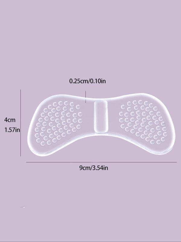 Transparent Silicone Heel Protector, Anti-wear & Anti-heel Loss Heel Protective Sticker, Light and Soft, Easy To Clean, for People with Too Large Shoes