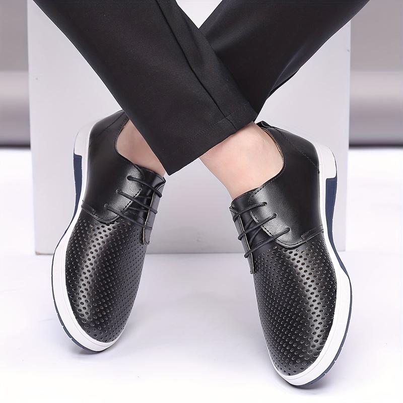 Men's Formal Wear Shoes, Oxford Sneaker Breathable Flat Shoes, Suitable for Office and Wedding