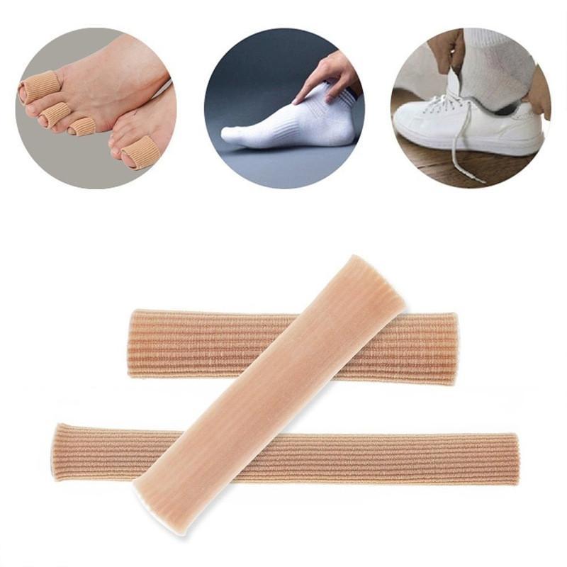 Silicone Toe Tube Wraps, 1 Count Breathable Toe Protector, Toe Gel Socks for Women & Men