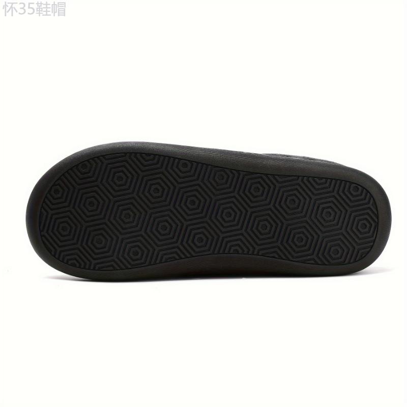 Men's Cotton Slippers, Black, 5 Styles, Non-Slip, Durable, Comfortable, Casual Fashion, Indoor Outdoor, Everyday & Party Wear, Slip-On, Fabric Upper, TPR Sole, No Insole, Round Toe Boy Footwear Walking Shoes Shoe Flipflop Slide Dance Daddy