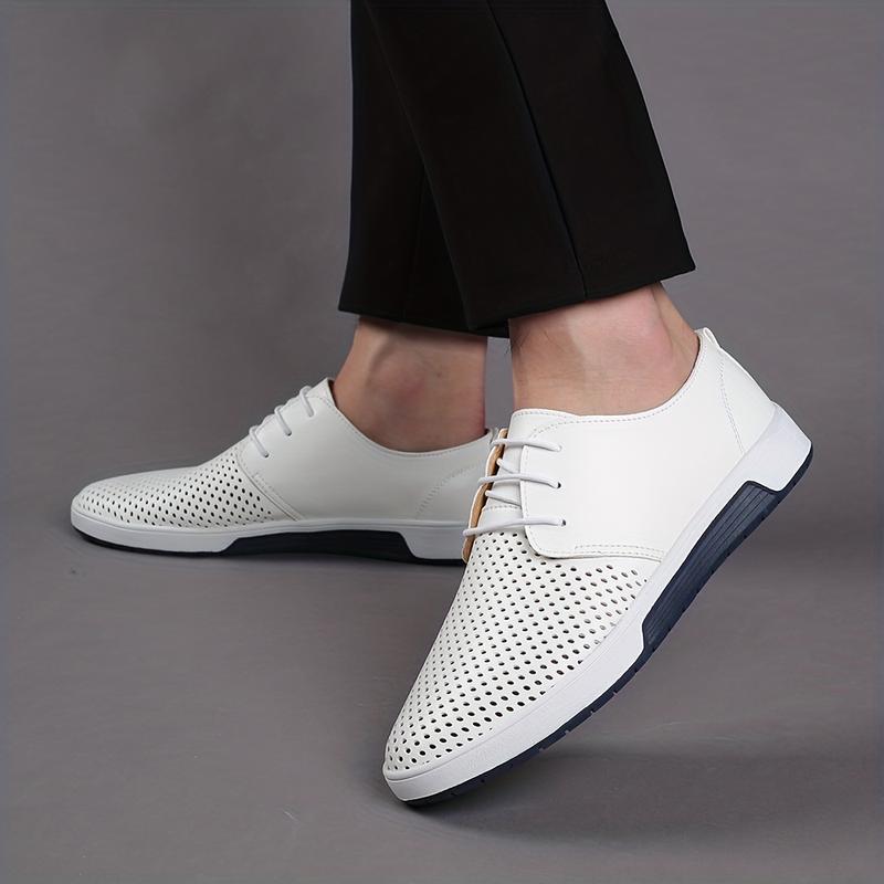 Men's Formal Wear Shoes, Oxford Sneaker Breathable Flat Shoes, Suitable for Office and Wedding