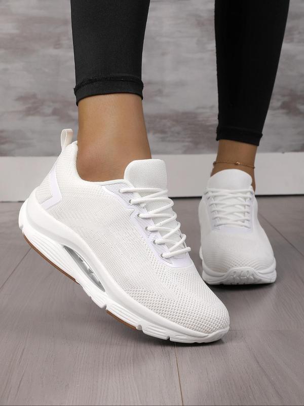 Women's Sporty Lace Up Low Top Athletic Shoes, Casual Comfortable Breathable Running Shoes for Women, Teen Girl Shoes for Summer 2024, All-match Non-slip Sneakers for Daily Wear, Fall Outfits, Fall Freshness